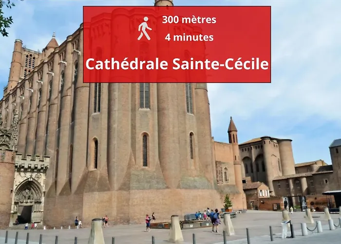 Un Jour D'ete A - Centre Unesco - 200 M Cathedrale - Parking - Animaux Acceptes ألبي