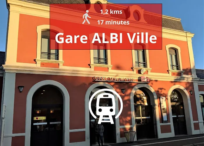 Un Jour D'ete A - Centre Unesco - 200 M Cathedrale - Parking - Animaux Acceptes شقة ألبي