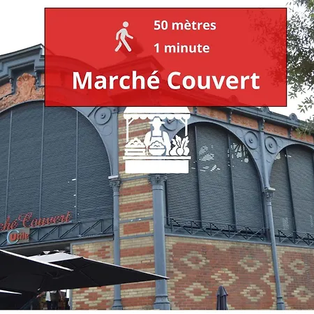 דירה Un Jour D'ete A - Centre Unesco - 200 M Cathedrale - Parking - Animaux Acceptes אלבי