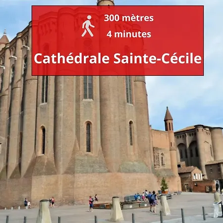 Un Jour D'ete A - Centre Unesco - 200 M Cathedrale - Parking - Animaux Acceptes אלבי